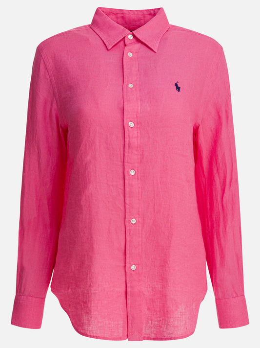 Camicie casual Logo  Fucsia - Polo Ralph Lauren Donna | PLP | VIETTI Online Store 
