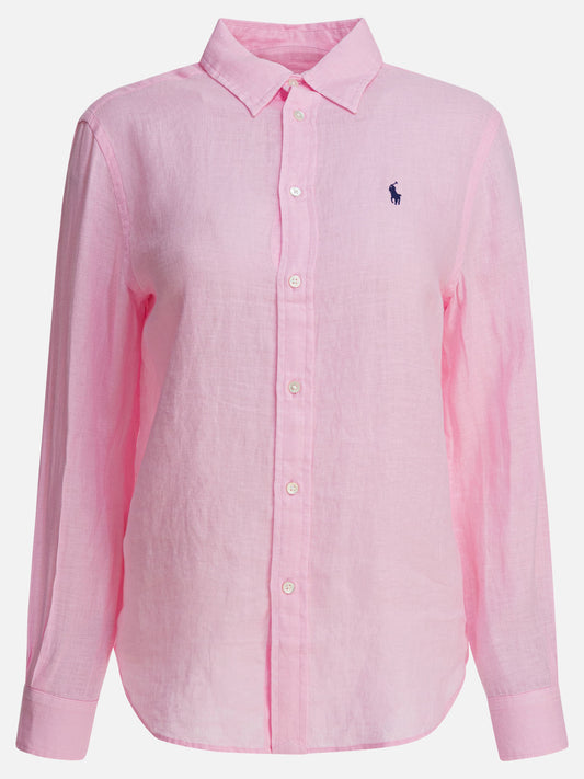 Camicie casual Logo  Rosa - Polo Ralph Lauren Donna | PLP | VIETTI Online Store 
