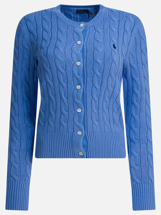Cardigan Logo  Azzurro - Polo Ralph Lauren Donna | PLP | VIETTI Online Store 
