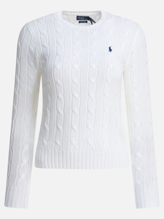 Maglioni girocollo Logo  Bianco - Polo Ralph Lauren Donna | PLP | VIETTI Online Store 
