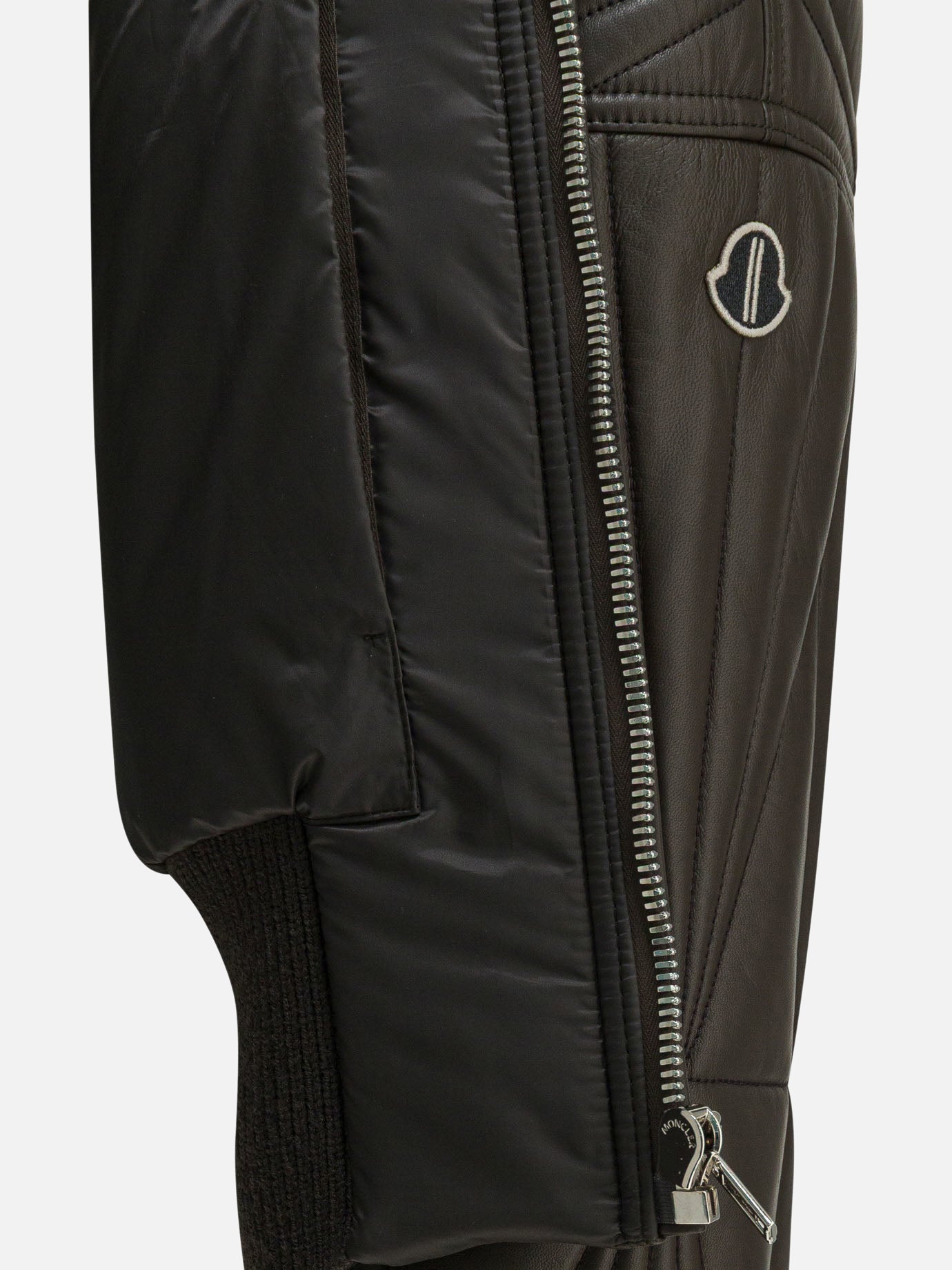 Leather jackets Solid colour  Grey - Rick Owens Women | PDP | VIETTI Online Store | thumbnail_4