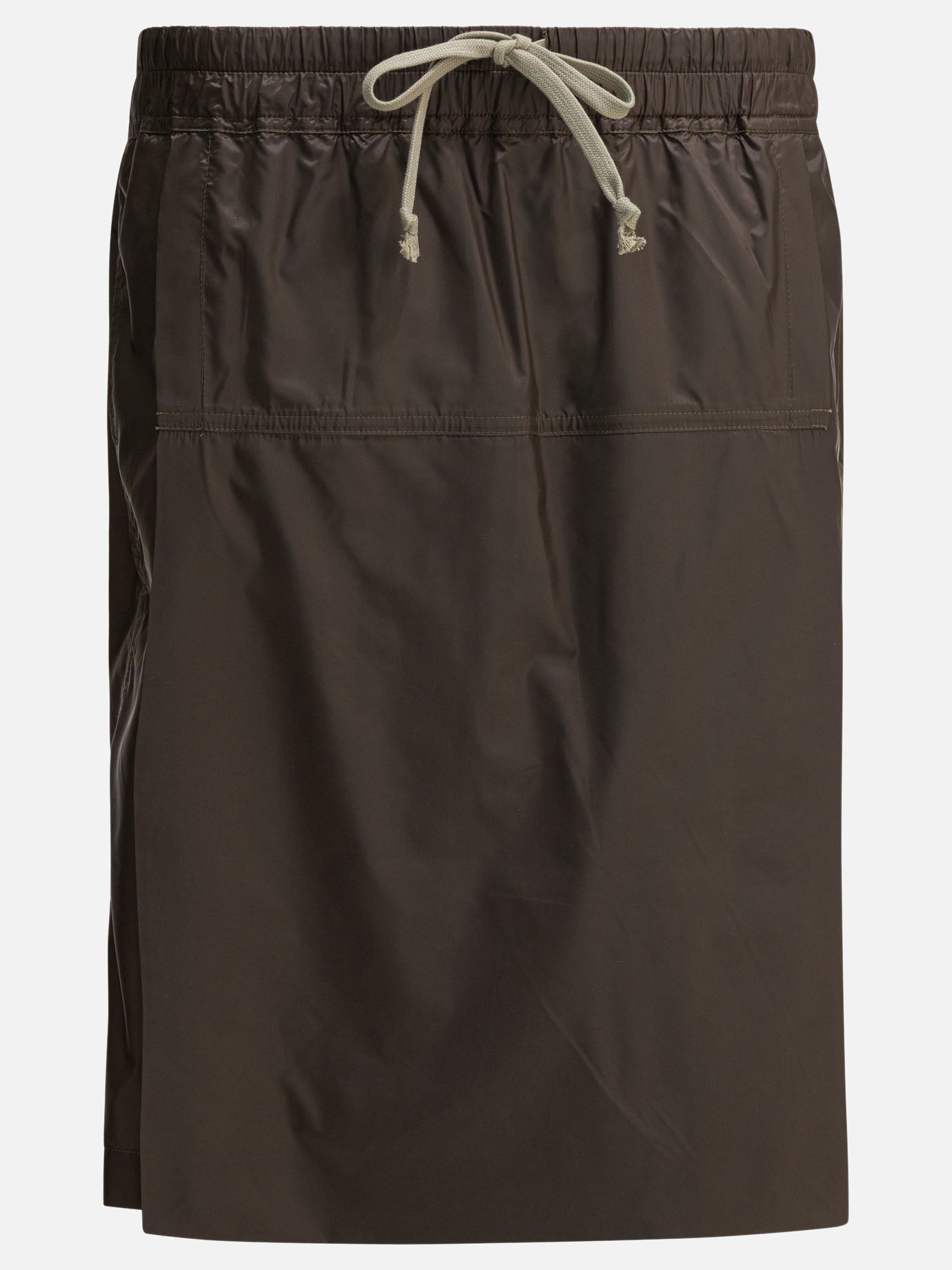 Drawstring shorts Solid colour  Brown - Rick Owens Women | PDP | VIETTI Online Store | thumbnail