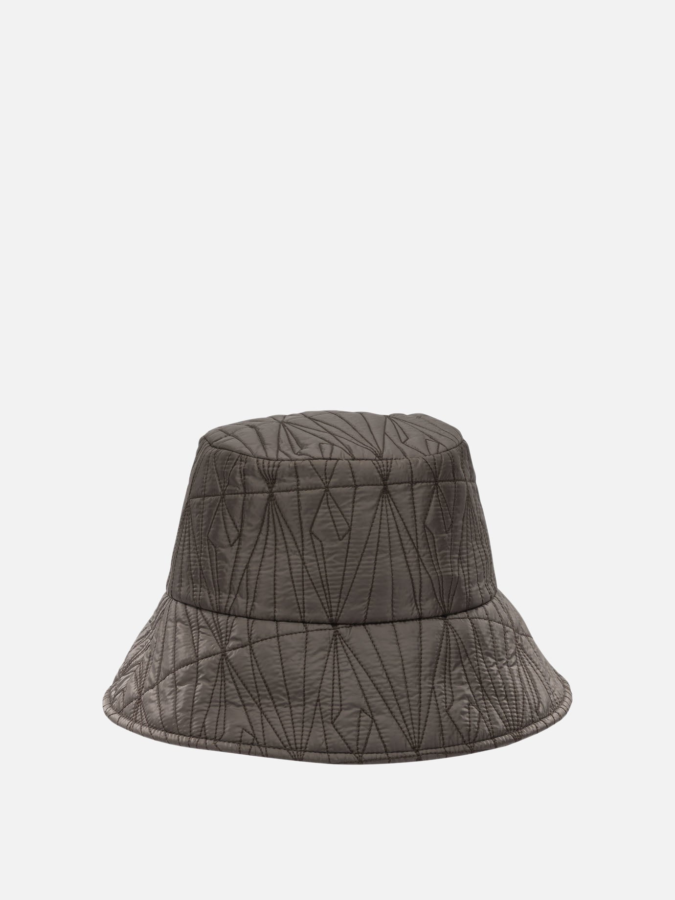 Cappelli bucket 100% polyester - Lining: 100% polyester - Padding: 100% polyester - Other fabric: 75% cotton 25% polyester  Grigio - Rick Owens Donna | PDP | VIETTI Online Store | Zoom-Modal_3
