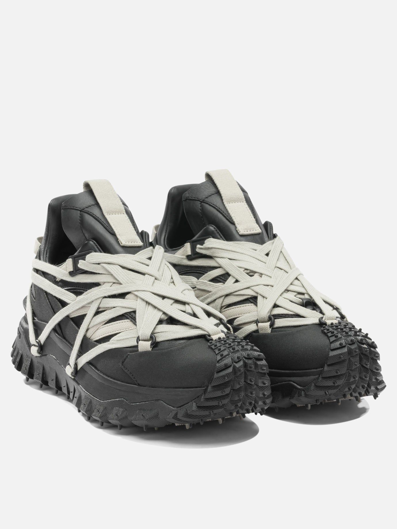 Sneaker basse 100% cow leather - 100% rubber fiber  Nero - Rick Owens Uomo | PDP | VIETTI Online Store | Zoom-Modal_2
