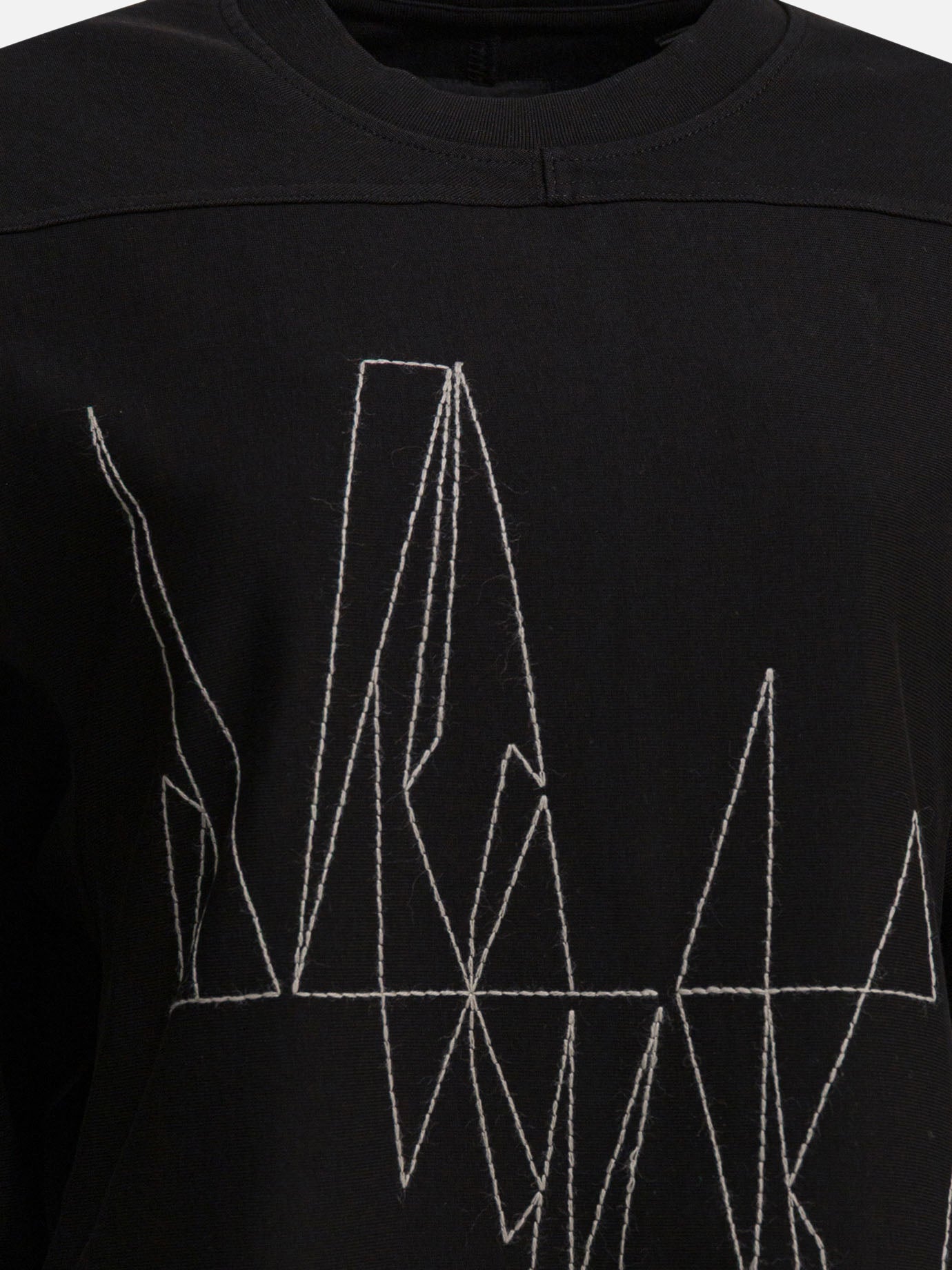 T-shirt girocollo Graphics  Nero - Rick Owens Donna | PDP | VIETTI Online Store | thumbnail_3