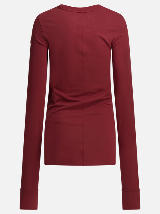 T-shirt girocollo Solid colour  Rosso - Rick Owens Donna | PDP | VIETTI Online Store | 2
