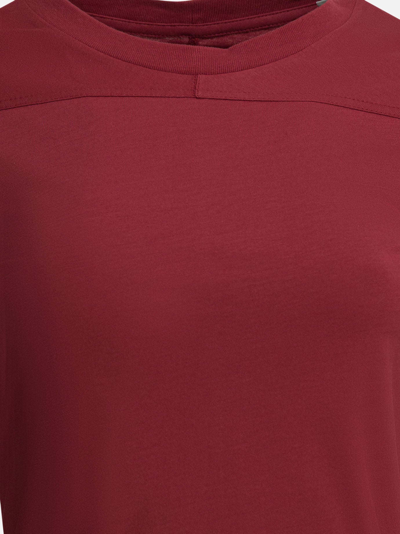 T-shirt girocollo Solid colour  Rosso - Rick Owens Donna | PDP | VIETTI Online Store | thumbnail_3