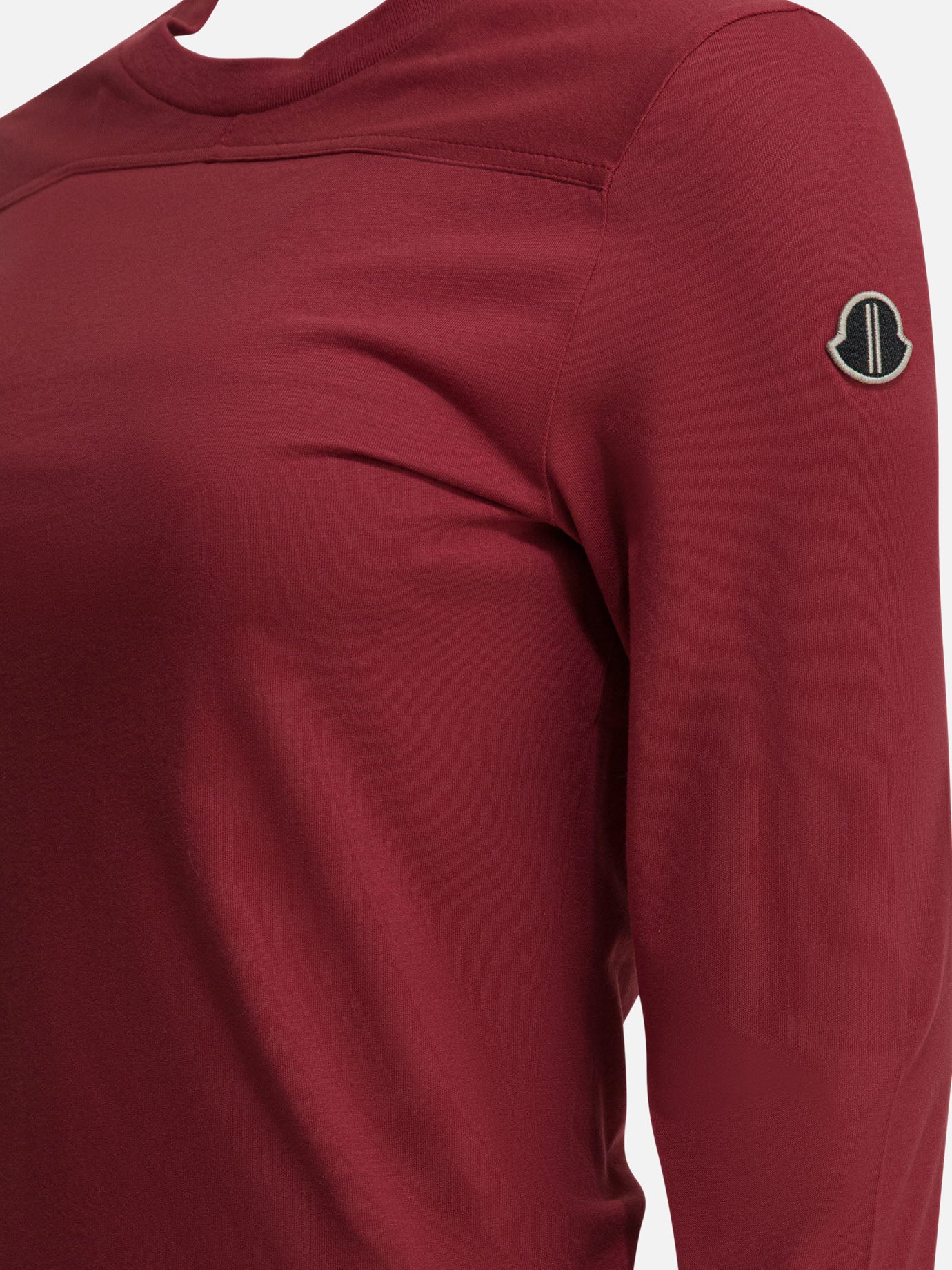 T-shirt girocollo Solid colour  Rosso - Rick Owens Donna | PDP | VIETTI Online Store | thumbnail_4