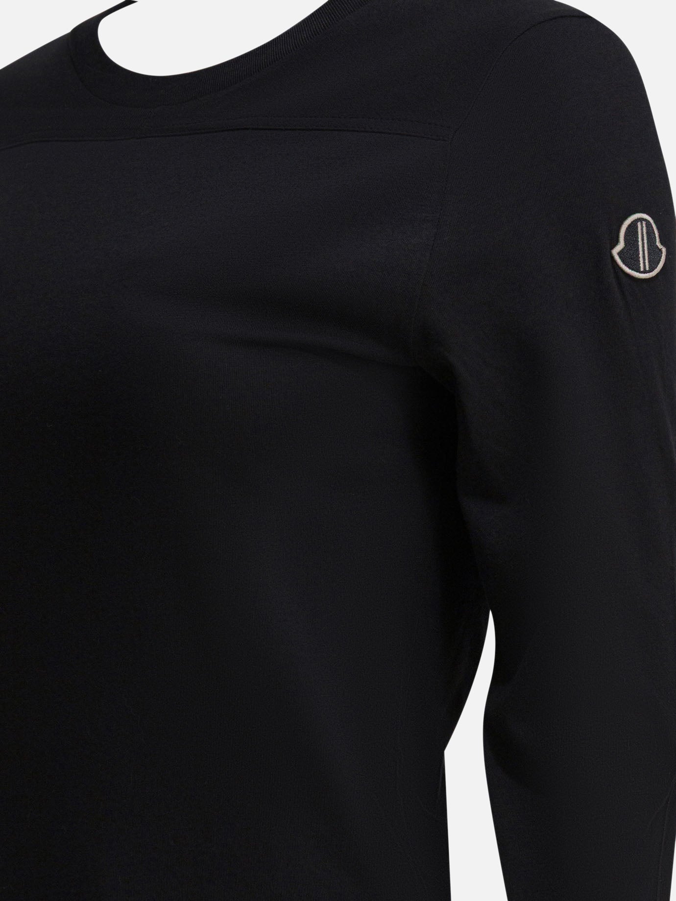 T-shirt girocollo Solid colour  Nero - Rick Owens Donna | PDP | VIETTI Online Store | Zoom-Modal_4
