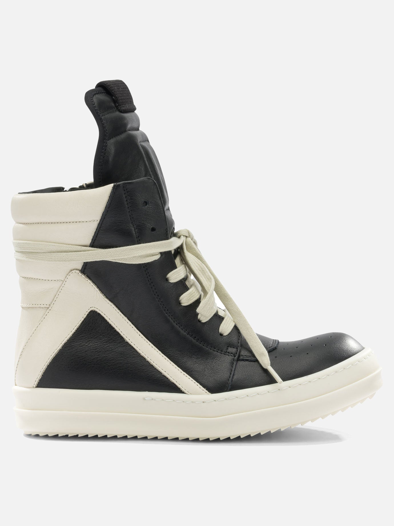 Sneaker alte 100% cow leather - 100% thermoplastic rubber  Nero - Rick Owens Donna | PDP | VIETTI Online Store | Zoom-Modal
