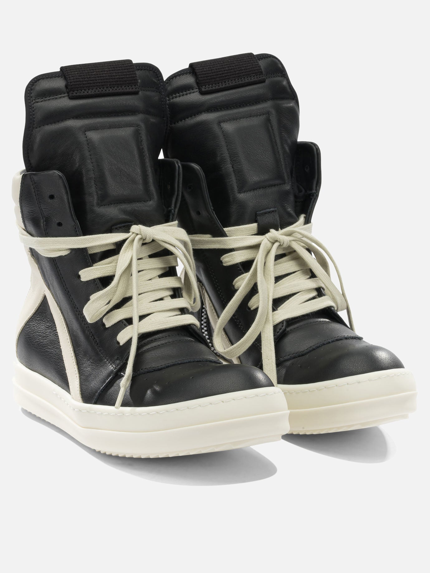 Sneaker alte 100% cow leather - 100% thermoplastic rubber  Nero - Rick Owens Donna | PDP | VIETTI Online Store | thumbnail_2