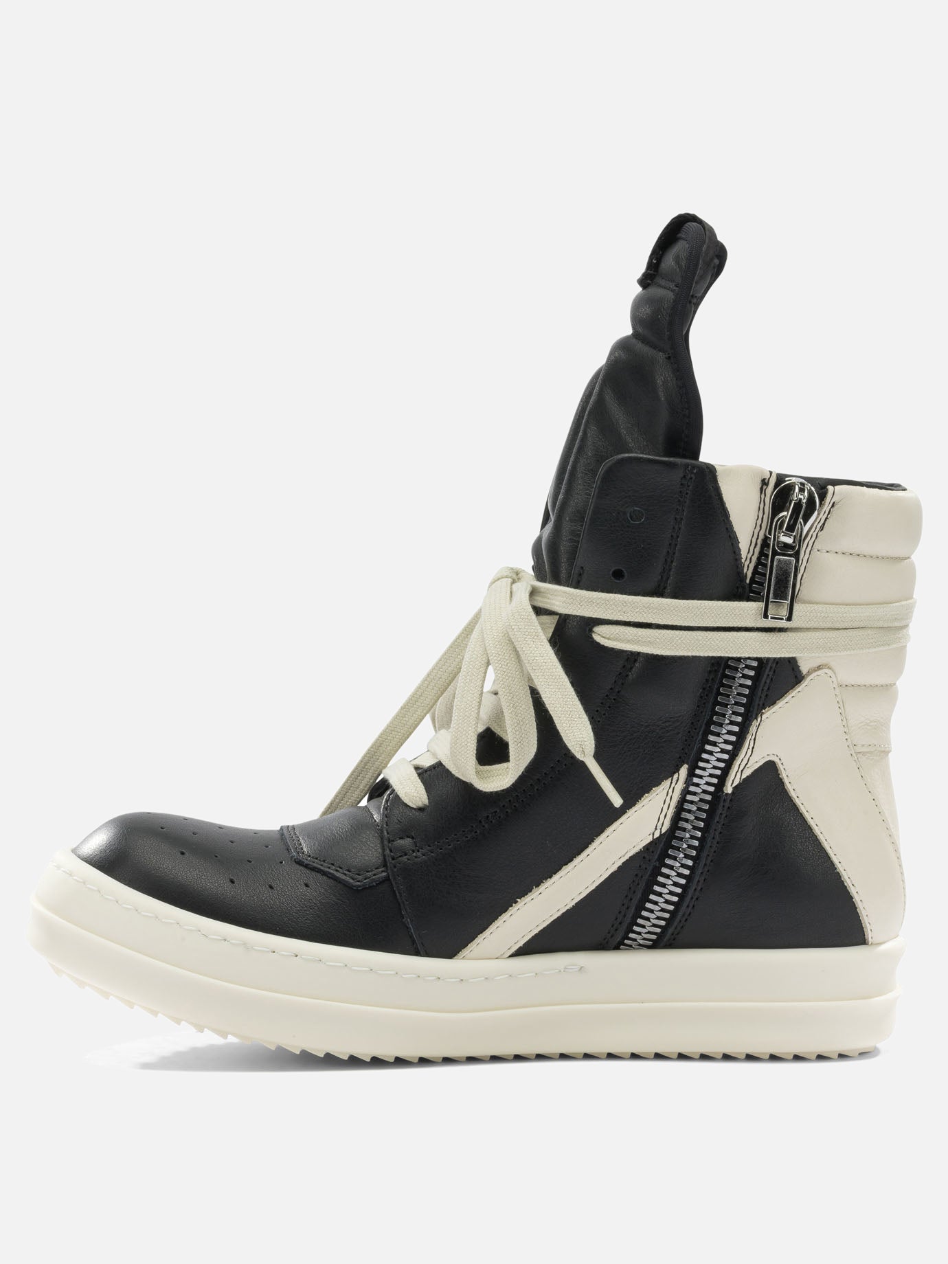 Sneaker alte 100% cow leather - 100% thermoplastic rubber  Nero - Rick Owens Donna | PDP | VIETTI Online Store | Zoom-Modal_3
