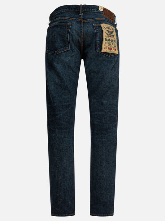 Jeans a gamba dritta Solid colour  Blu - RRL by Ralph Lauren Uomo | PLP | VIETTI Online Store | 2
