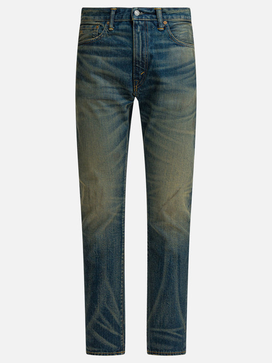 Jeans a gamba dritta Solid colour  Blu - RRL by Ralph Lauren Uomo | PLP | VIETTI Online Store 
