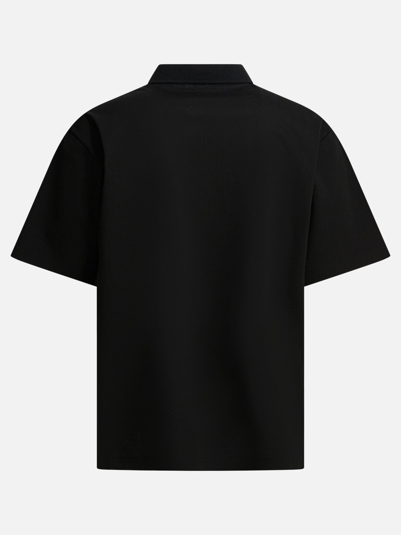Polo senza bottoni Solid colour  Nero - Sacai Uomo | PDP | VIETTI Online Store | Zoom-Modal_2
