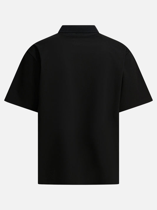 Polo senza bottoni Solid colour  Nero - Sacai Uomo | PLP | VIETTI Online Store | 2
