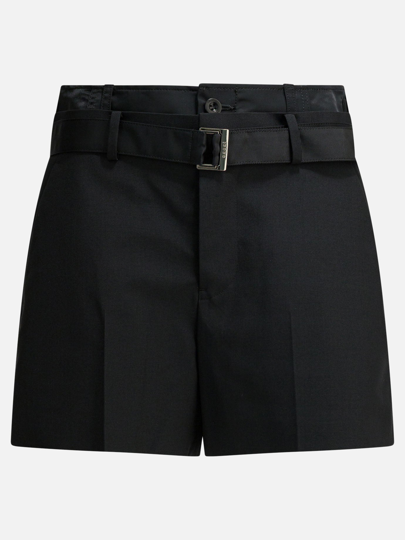 Short formali Solid colour  Nero - Sacai Donna | PDP | VIETTI Online Store | thumbnail
