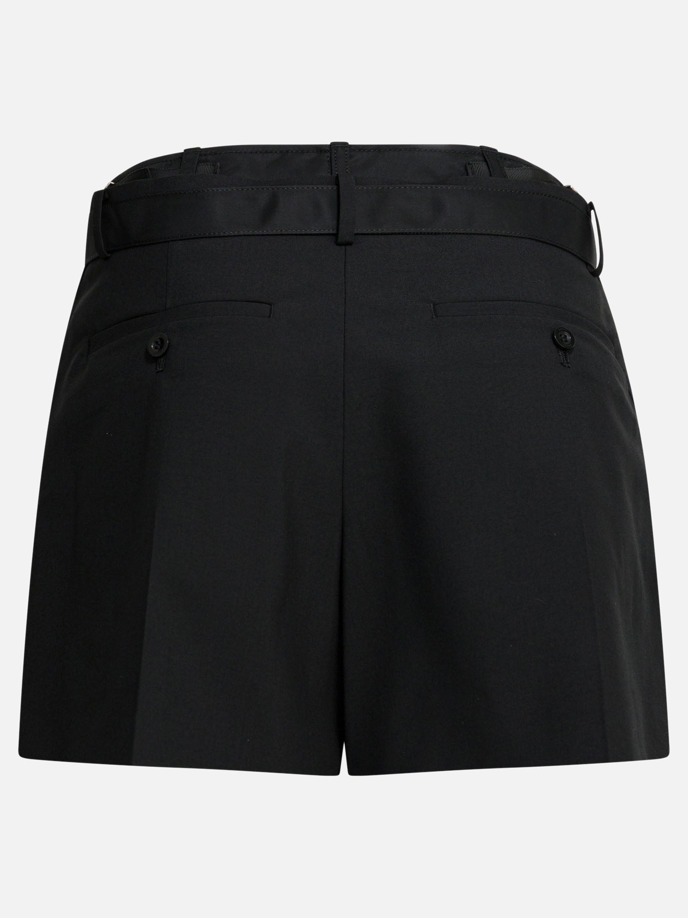 Short formali Solid colour  Nero - Sacai Donna | PDP | VIETTI Online Store | Zoom-Modal_2
