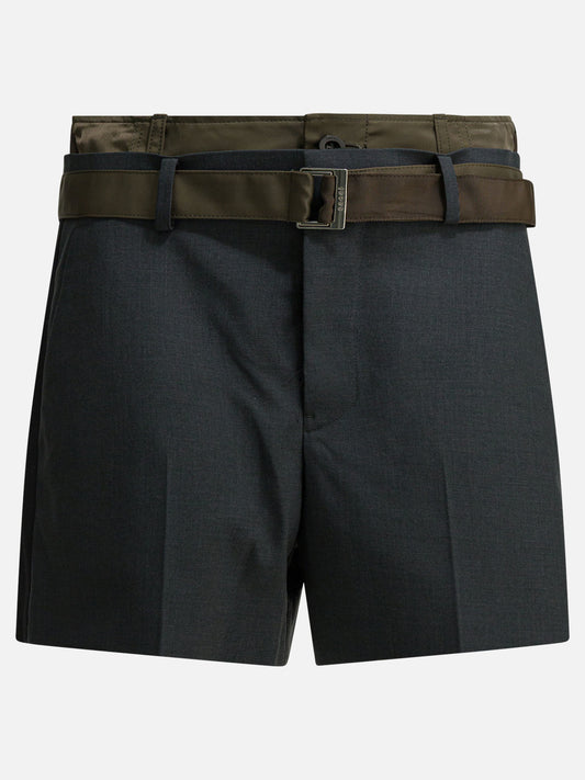 Short formali Solid colour  Grigio - Sacai Donna | PDP | VIETTI Online Store 
