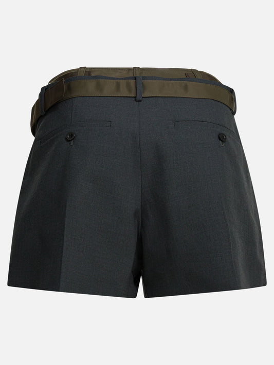 Short formali Solid colour  Grigio - Sacai Donna | PDP | VIETTI Online Store | 2

