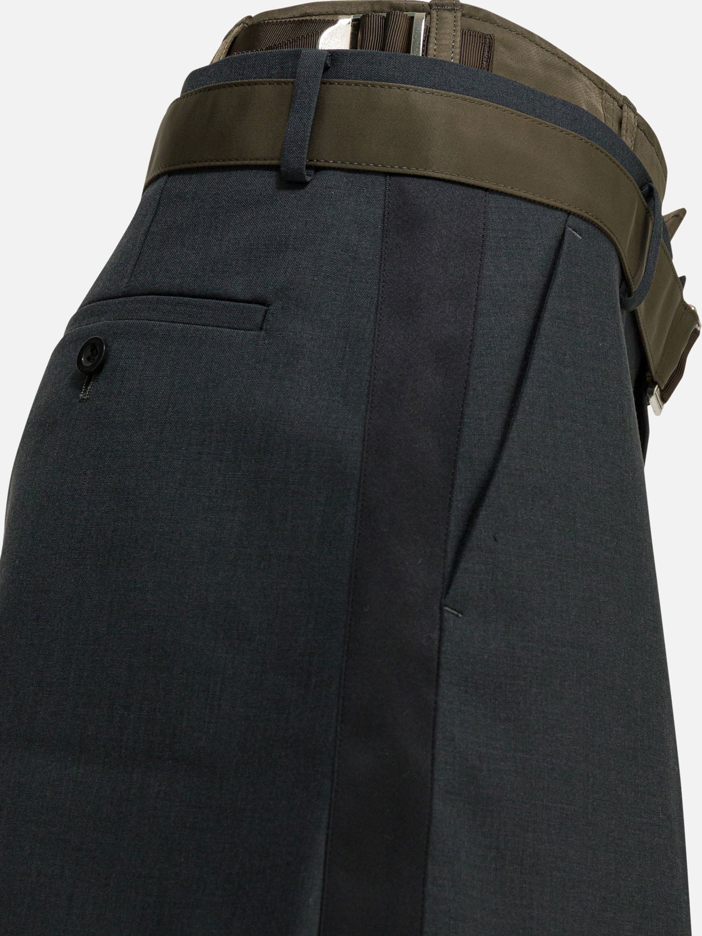 Short formali Solid colour  Grigio - Sacai Donna | PDP | VIETTI Online Store | Zoom-Modal_4
