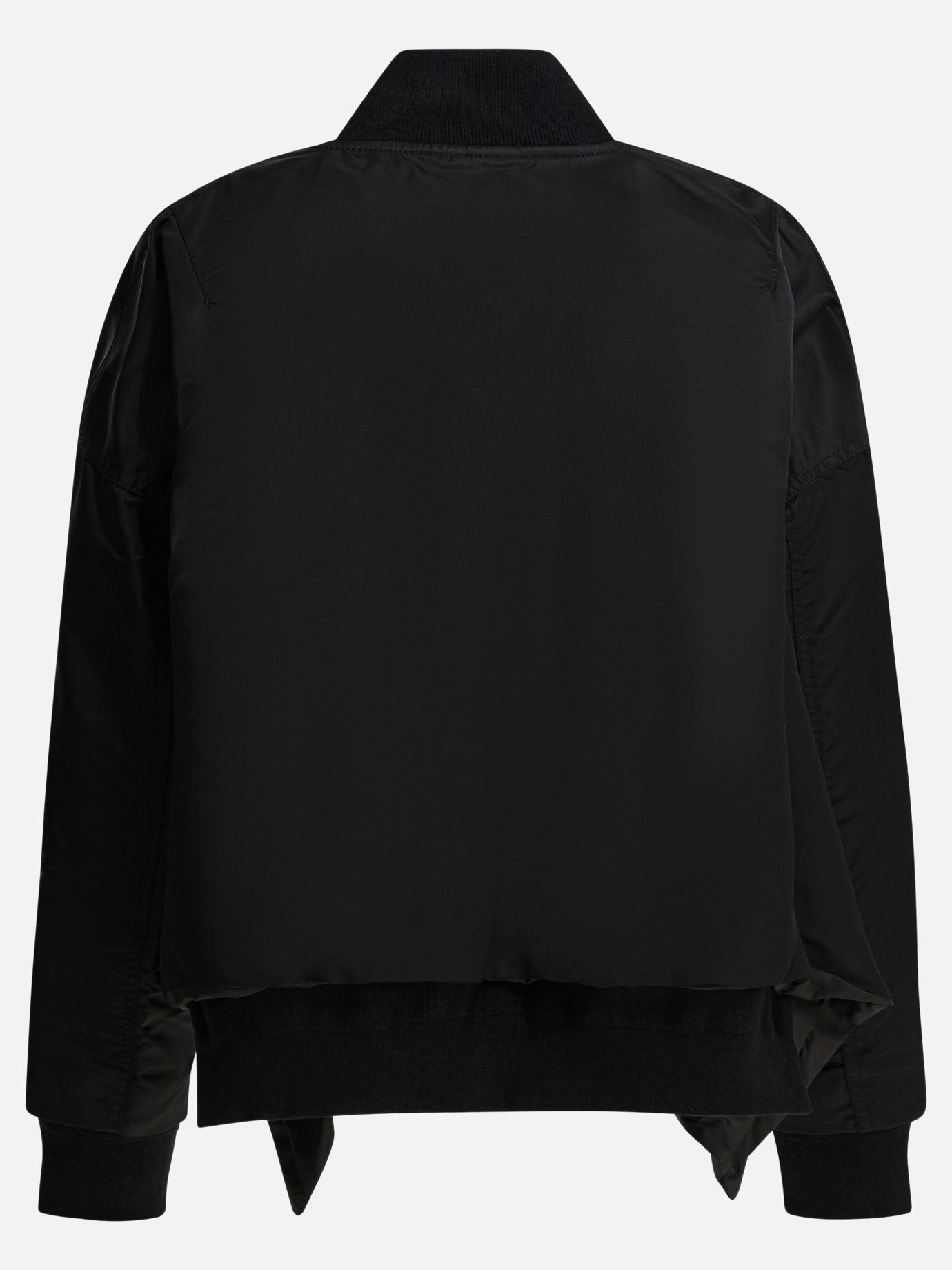 Bomber Solid colour  Nero - Sacai Donna | PDP | VIETTI Online Store | thumbnail_2