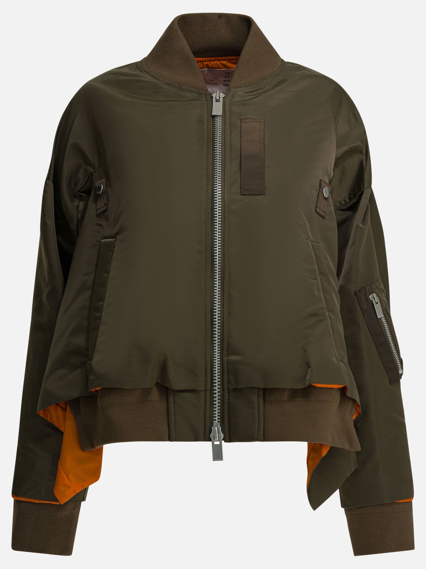 Bomber Solid colour  Verde - Sacai Donna | PDP | VIETTI Online Store | thumbnail