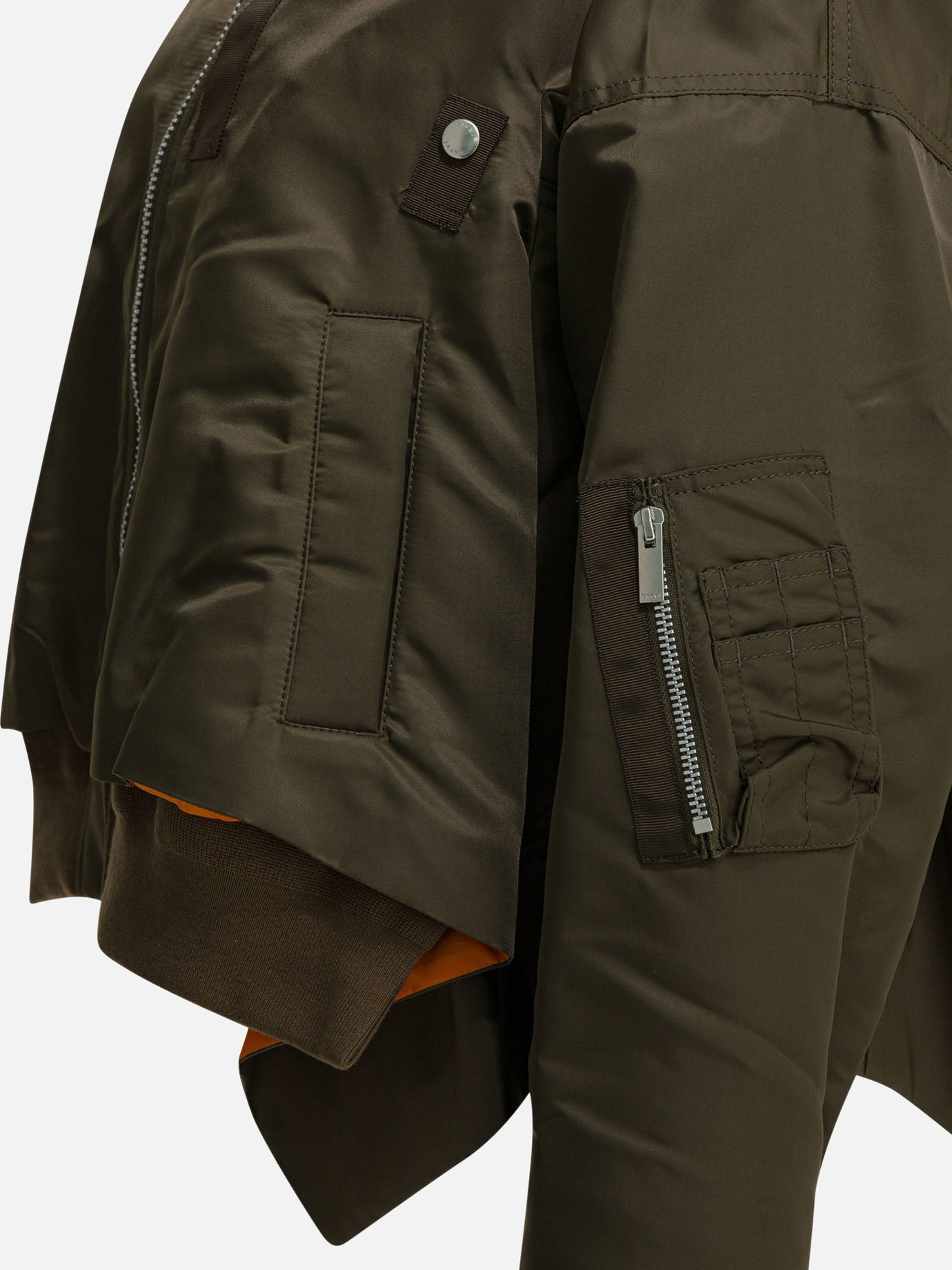 Bomber Solid colour  Verde - Sacai Donna | PDP | VIETTI Online Store | thumbnail_3