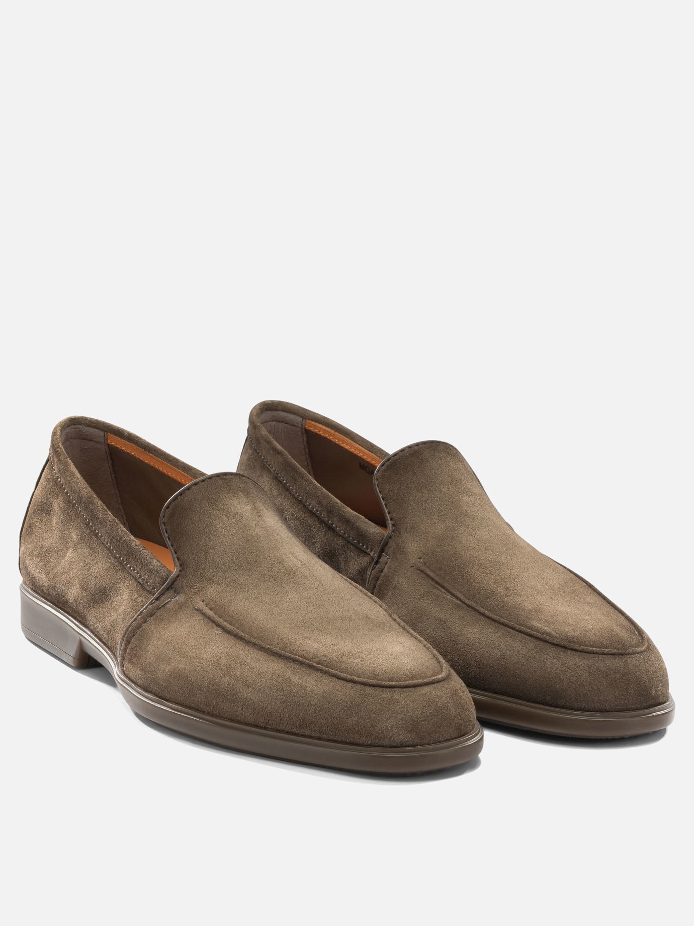 Mocassini 100% suede - 100% rubber  Marrone - Santoni Uomo | PDP | VIETTI Online Store | Zoom-Modal_2
