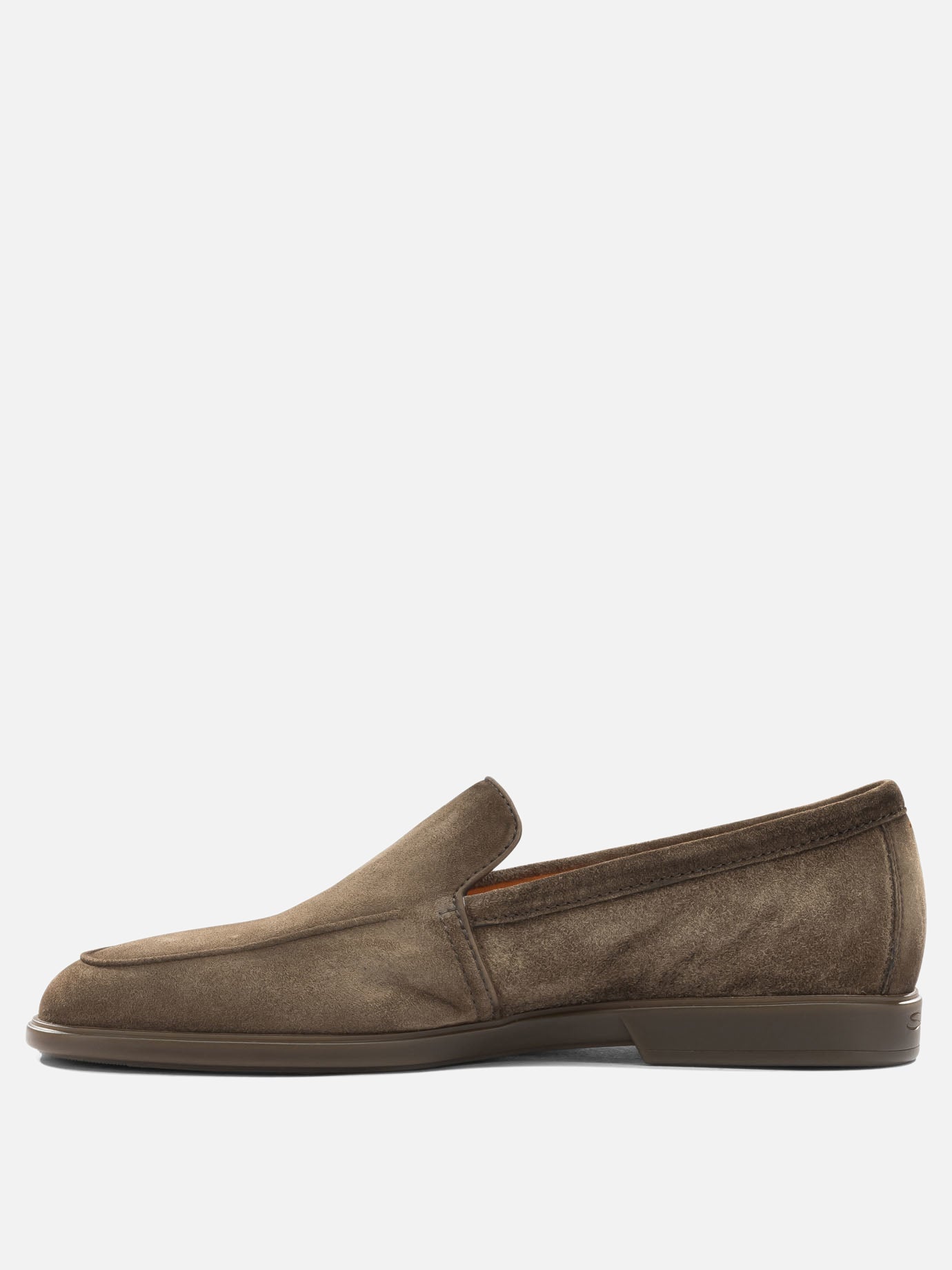 Mocassini 100% suede - 100% rubber  Marrone - Santoni Uomo | PDP | VIETTI Online Store | thumbnail_3