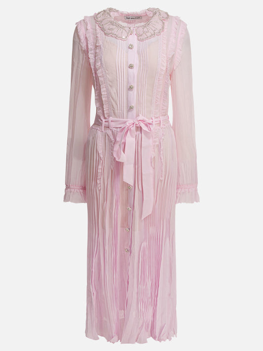 Abiti midi Solid colour  Rosa - Self-portrait Donna | PLP | VIETTI Online Store 
