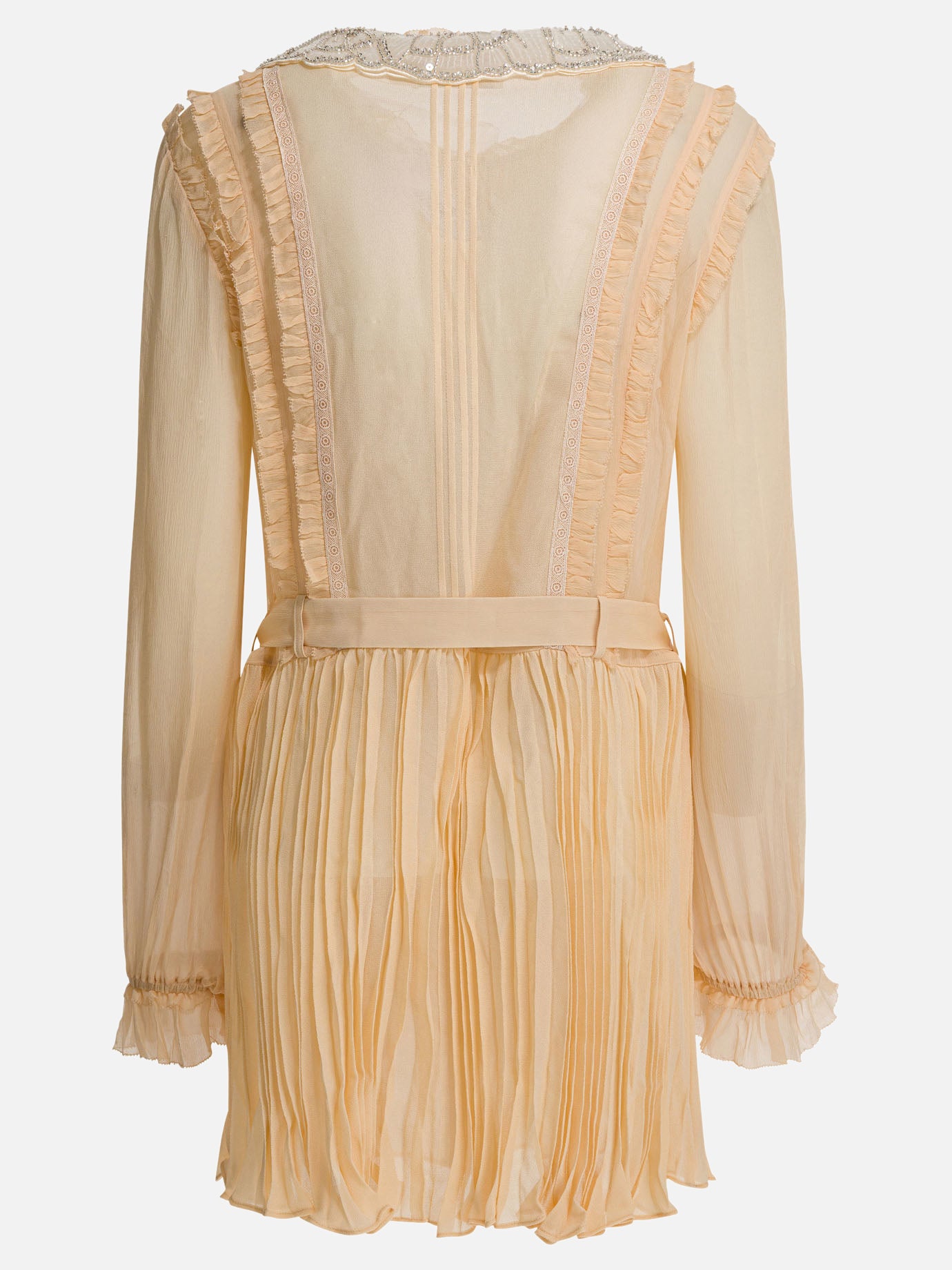 Abiti corti Solid colour  Beige - Self-portrait Donna | PDP | VIETTI Online Store | thumbnail_2