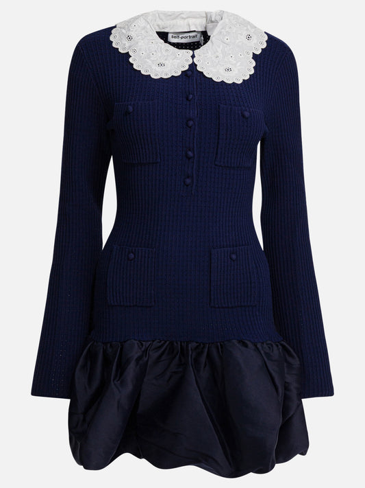 Abiti corti Solid colour  Blu - Self-portrait Donna | VIETTI Online Store 
