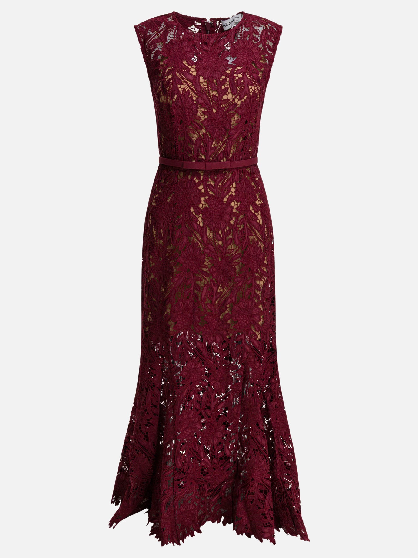 Abiti midi Solid colour  Rosso - Self-portrait Donna | PDP | VIETTI Online Store | Zoom-Modal
