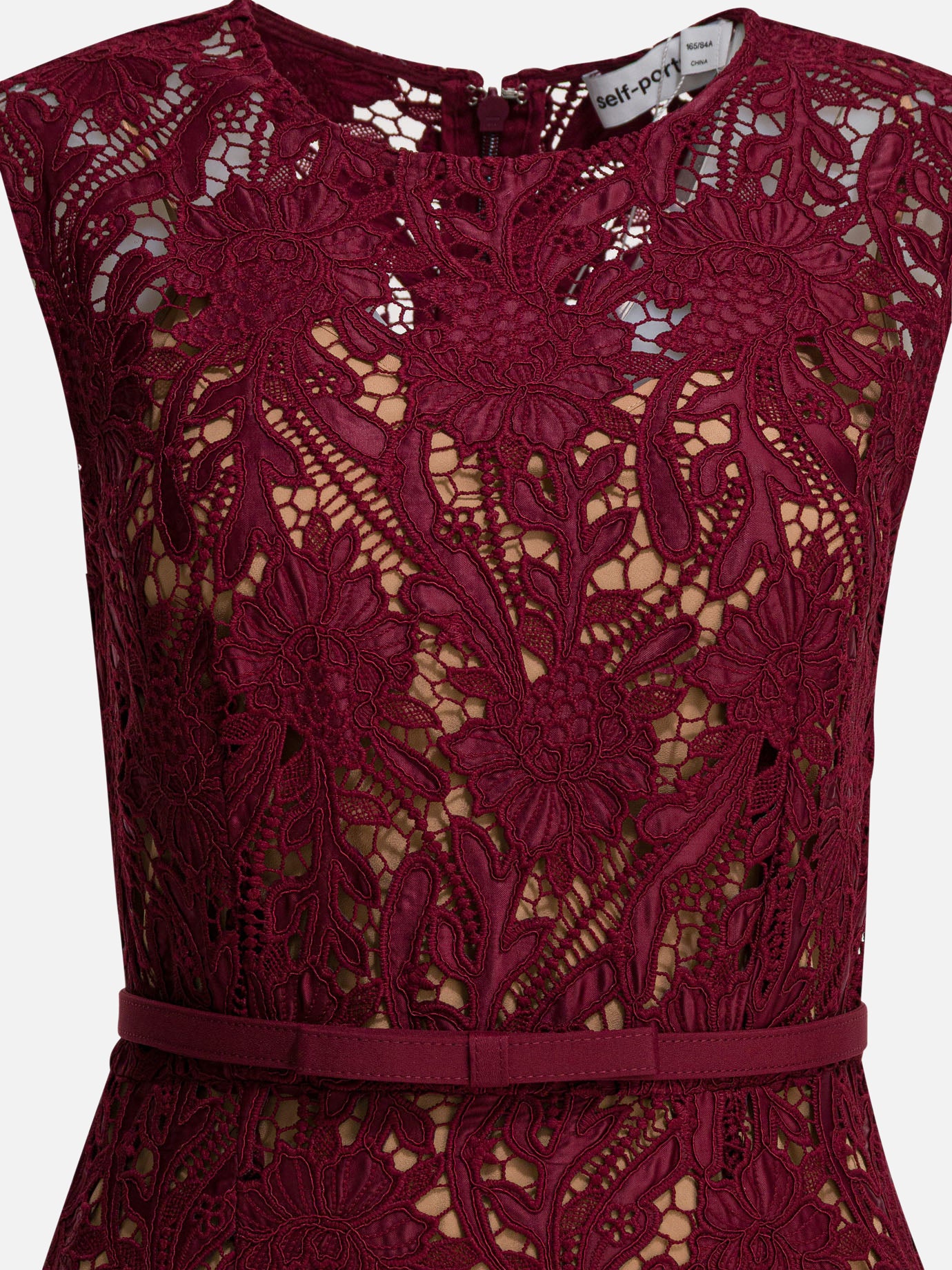 Abiti midi Solid colour  Rosso - Self-portrait Donna | PDP | VIETTI Online Store | Zoom-Modal_3
