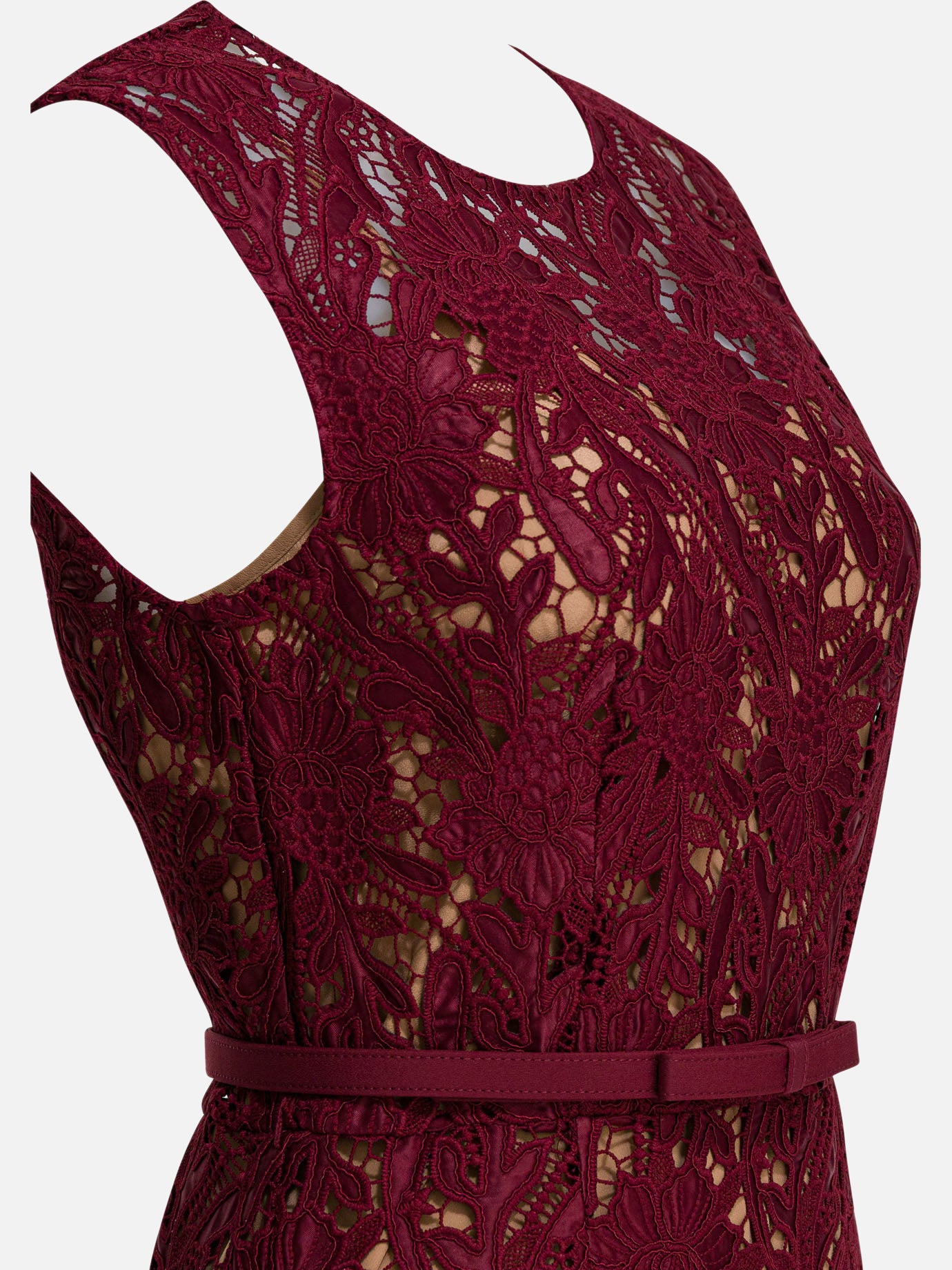 Abiti midi Solid colour  Rosso - Self-portrait Donna | PDP | VIETTI Online Store | Zoom-Modal_4
