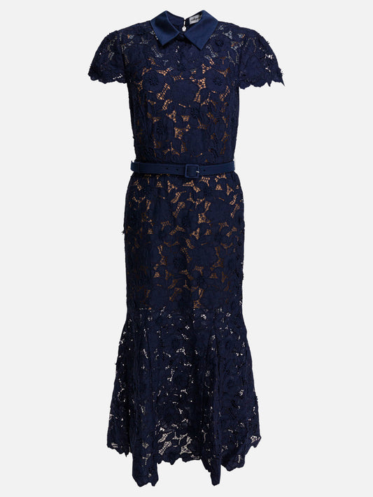 Abiti midi Solid colour  Blu - Self-portrait Donna | PLP | VIETTI Online Store 
