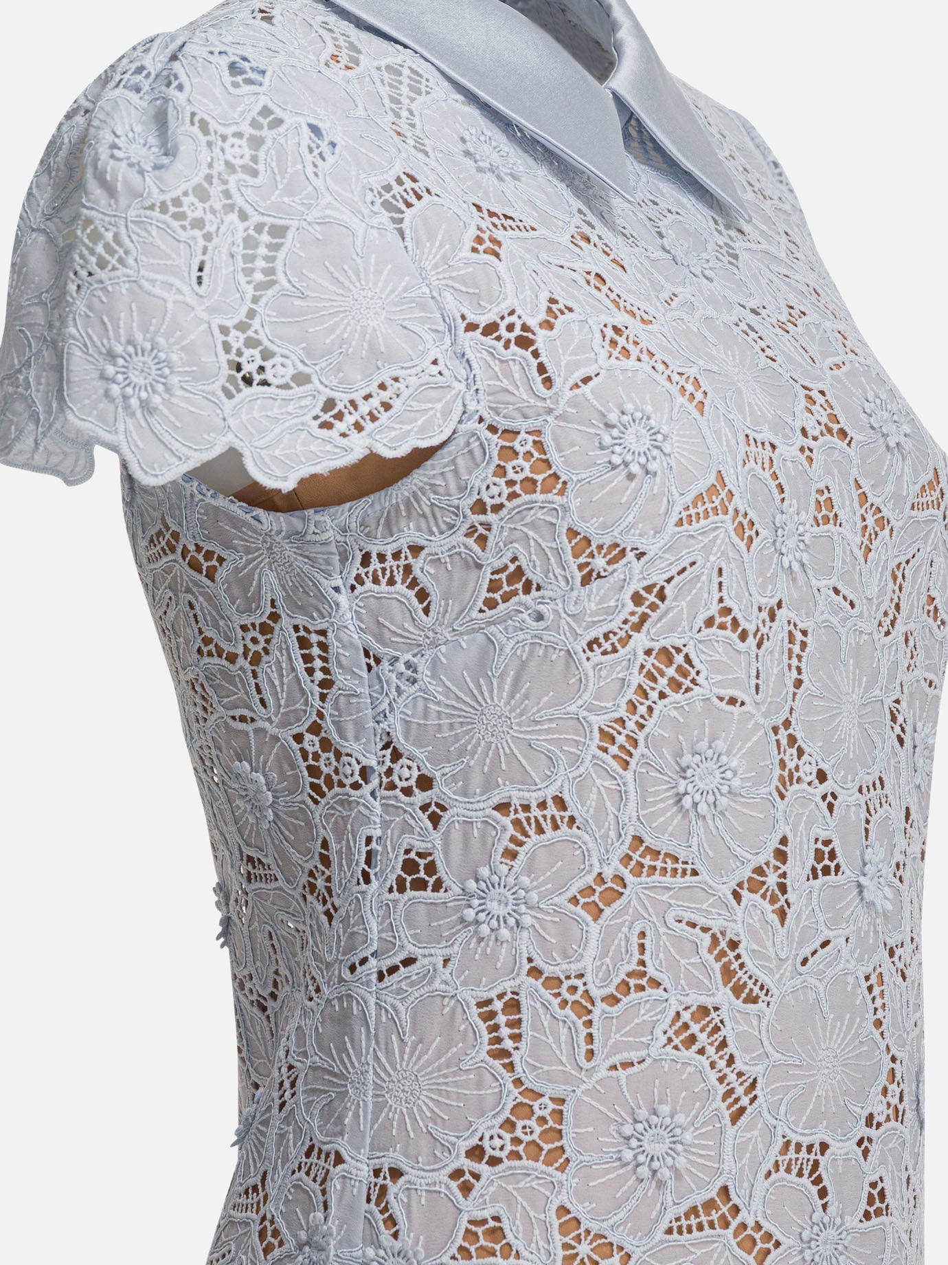 Abiti corti Solid colour  Blu - Self-portrait Donna | PDP | VIETTI Online Store | Zoom-Modal_4
