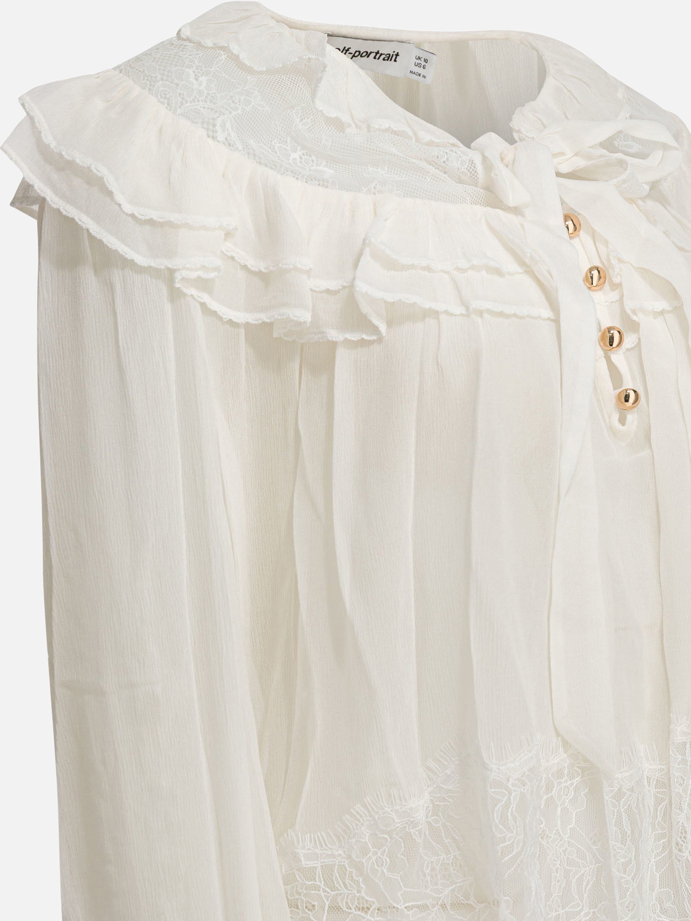 Blouses Solid colour  White - Self-portrait Women | PDP | VIETTI Online Store | Zoom-Modal_4
