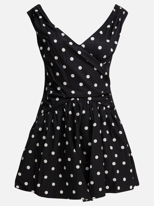 Abiti corti Polka dots  Nero - Self-portrait Donna | VIETTI Online Store 
