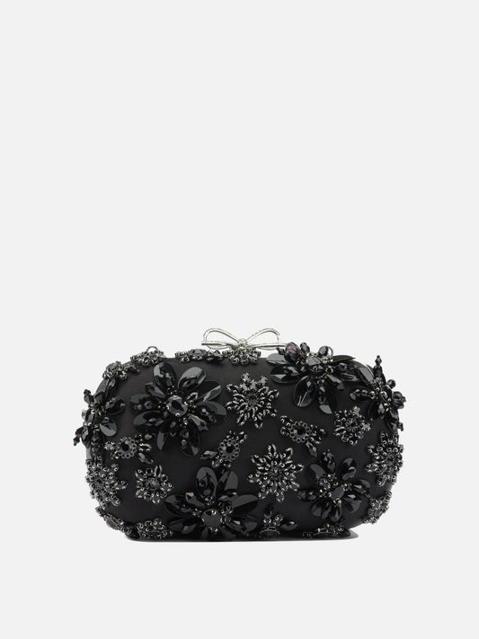 Pochette 100% polyester  Nero - Self-portrait Donna | VIETTI Online Store 
