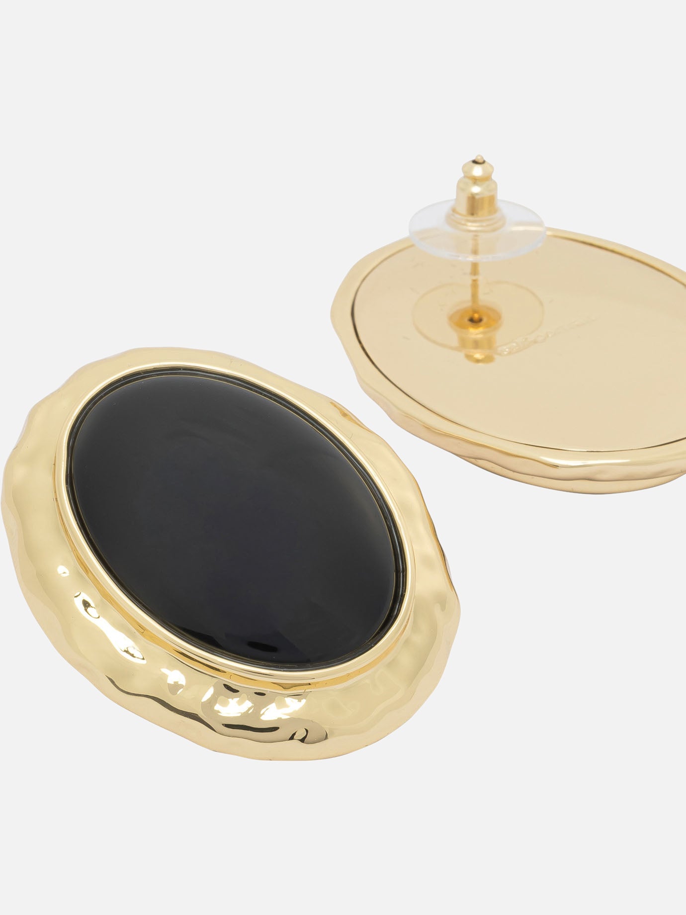 Earrings 100% brass  Black - Self-portrait Women | PDP | VIETTI Online Store | thumbnail_2