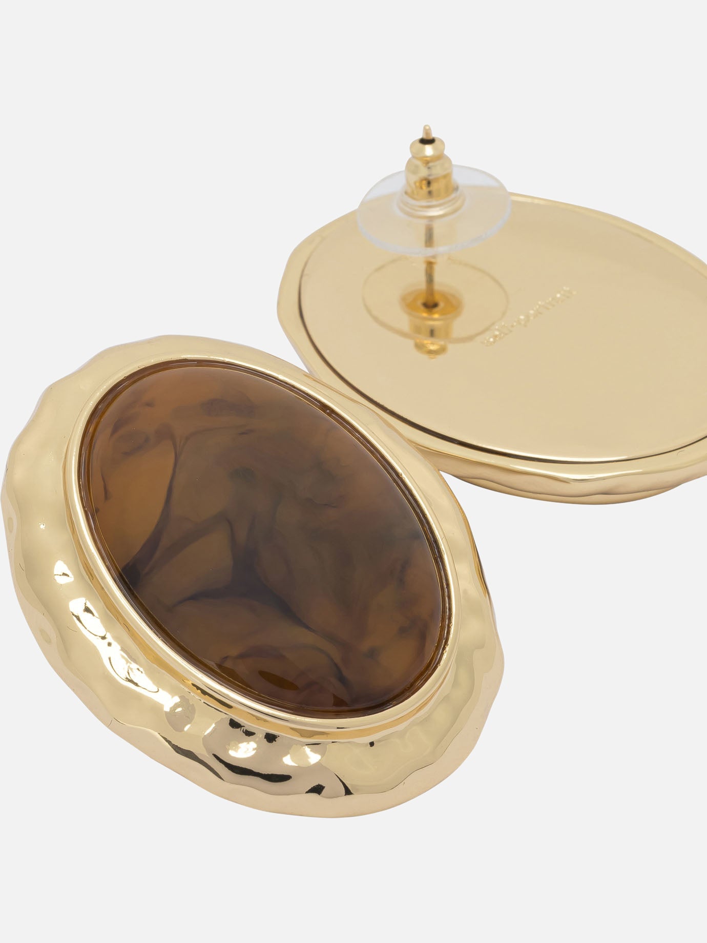 Orecchini 100% brass  Marrone - Self-portrait Donna | PDP | VIETTI Online Store | Zoom-Modal_2
