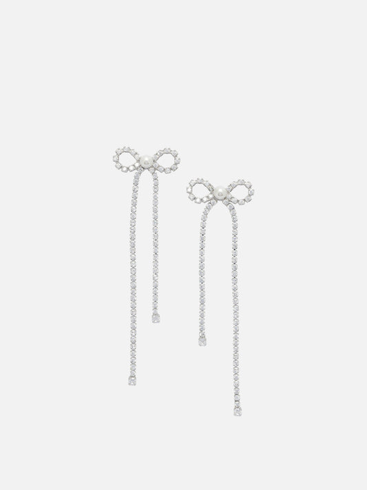 Orecchini 100% brass  Argento - Self-portrait Donna | VIETTI Online Store 
