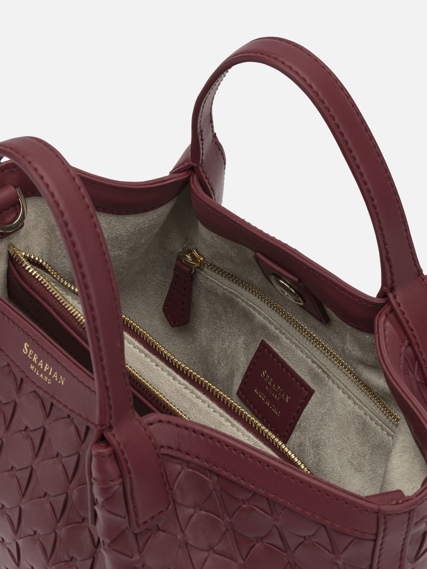 Borse piccole 100% nappa leather  Bordeaux - Serapian Donna | PDP | VIETTI Online Store | thumbnail_5