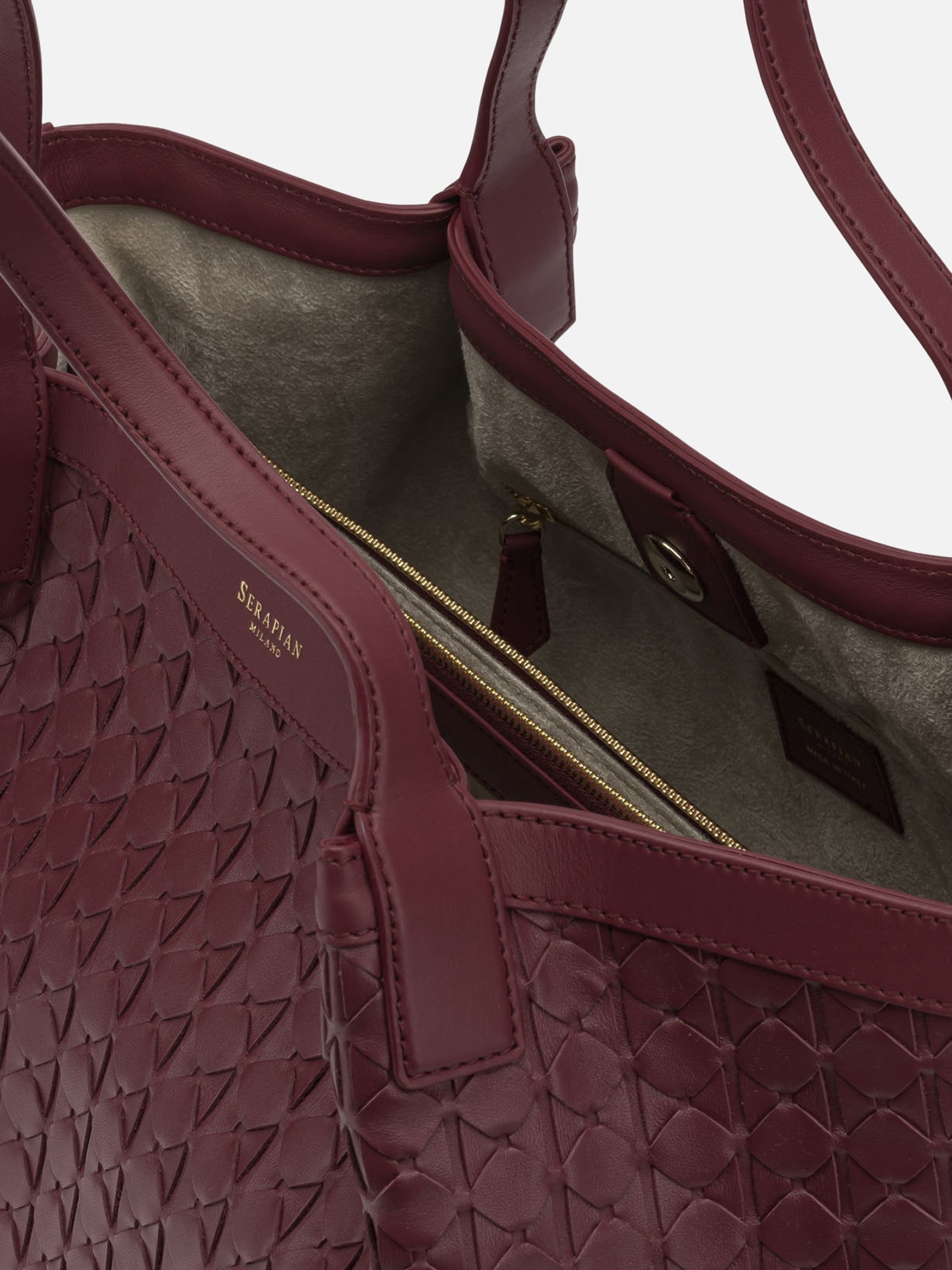Borse piccole 100% nappa leather  Bordeaux - Serapian Donna | PDP | VIETTI Online Store | Zoom-Modal_5
