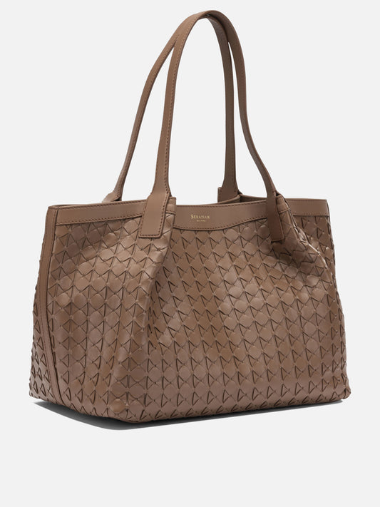 Small bags 100% nappa leather  Brown - Serapian Women | PLP | VIETTI Online Store | 2
