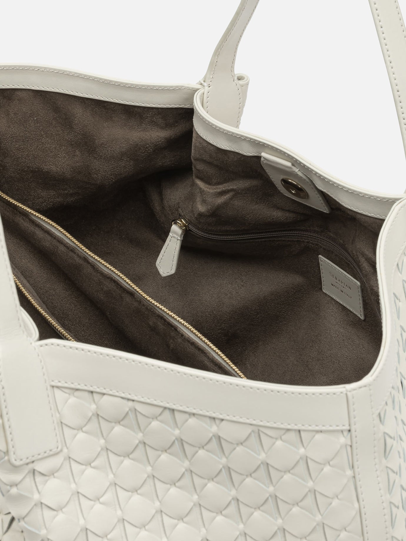 Borse grandi 100% nappa leather  Bianco - Serapian Donna | PDP | VIETTI Online Store | thumbnail_5