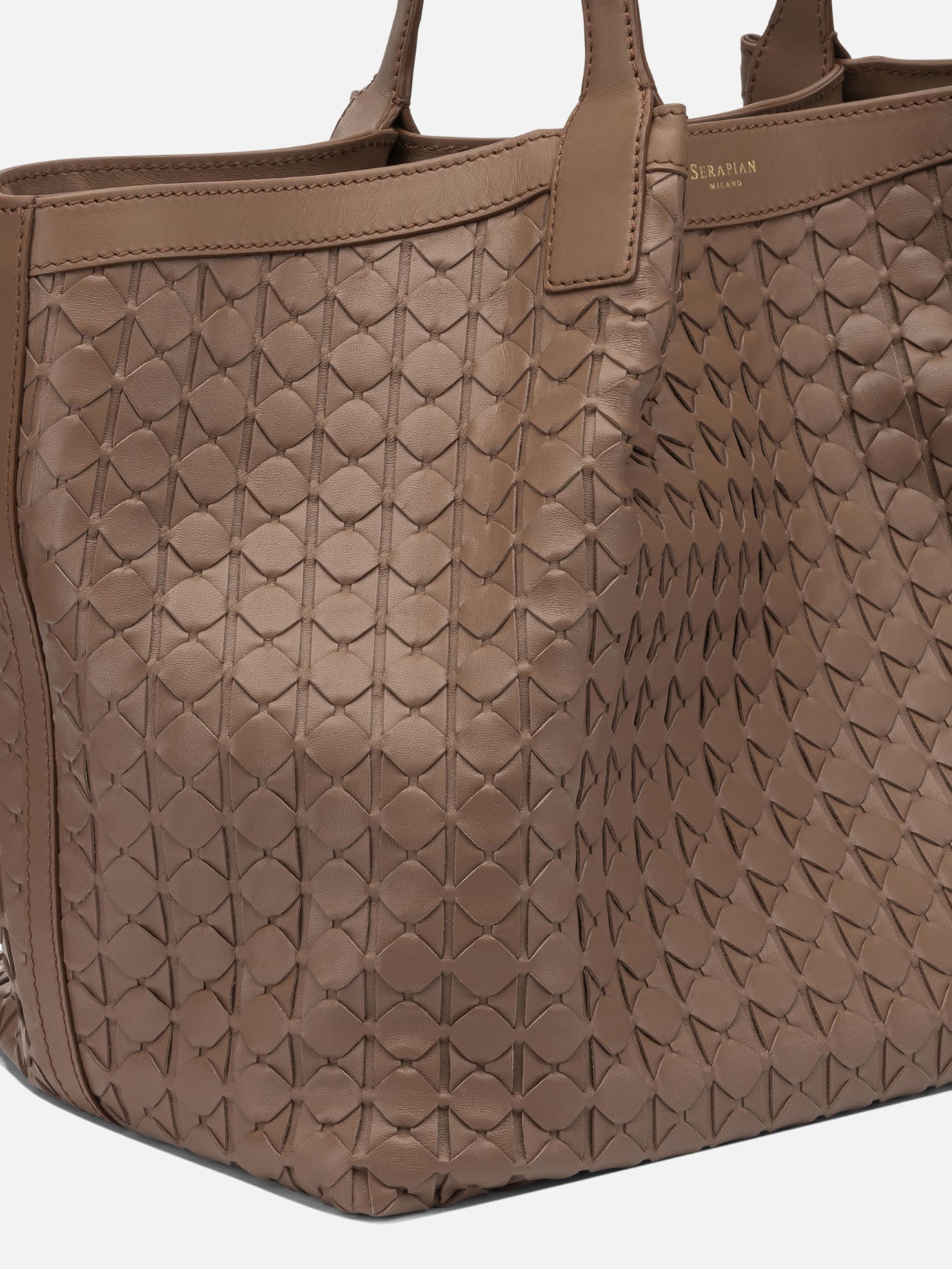 Borse grandi 100% nappa leather  Marrone - Serapian Donna | PDP | VIETTI Online Store | Zoom-Modal_4
