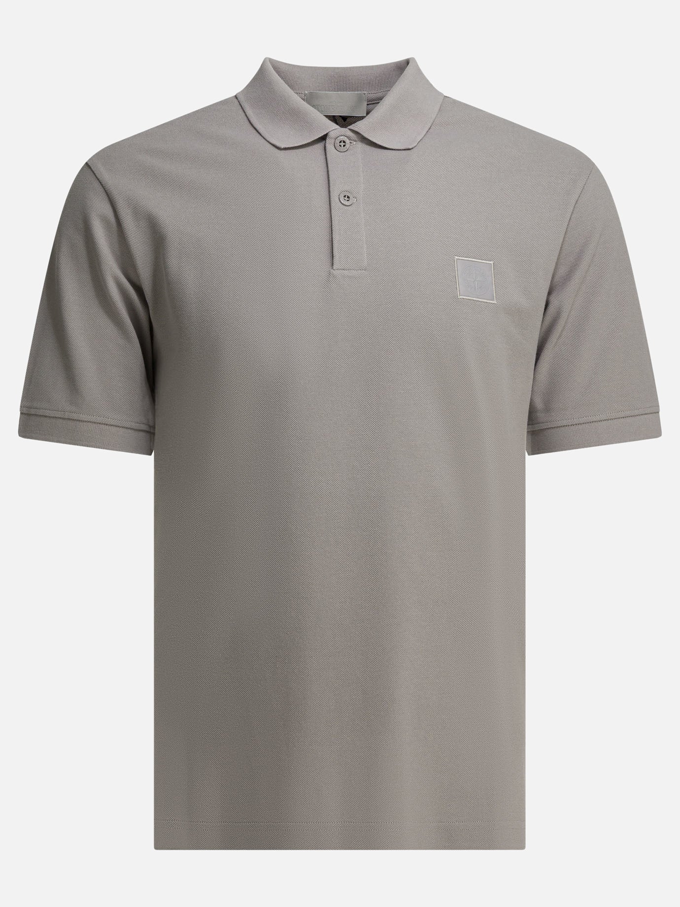 Polo shirts with buttons 100% cotton  Grey - Stone Island Men | PDP | VIETTI Online Store | thumbnail